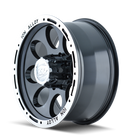 ION Type 174 17x9 / 5x135 BP / 0mm Offset / 87mm Hub Black/Machined Wheel