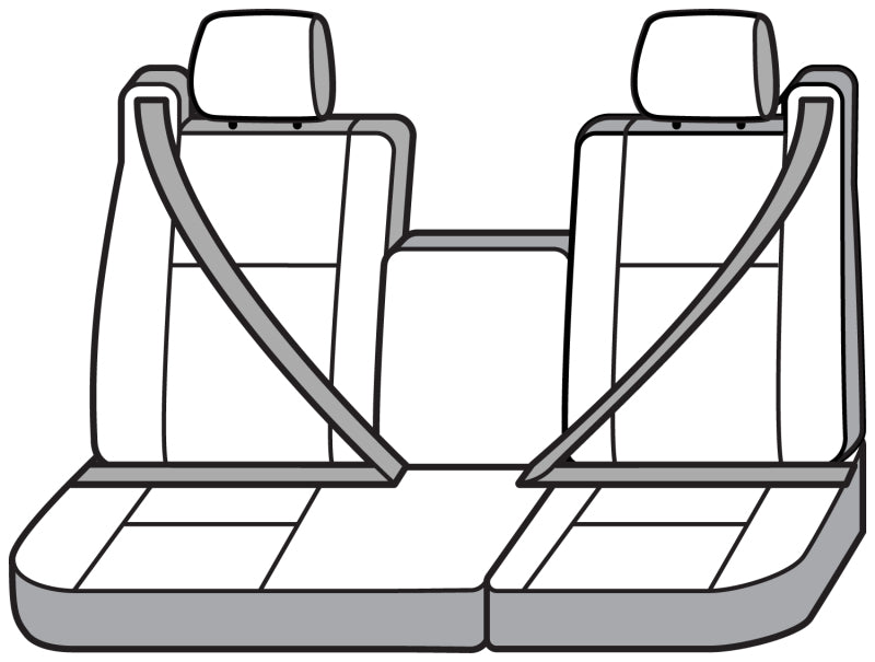 Covercraft 01-03 Ford F150 Waterproof Polyester SeatSaver Custom Front Row Seat Covers - Grey