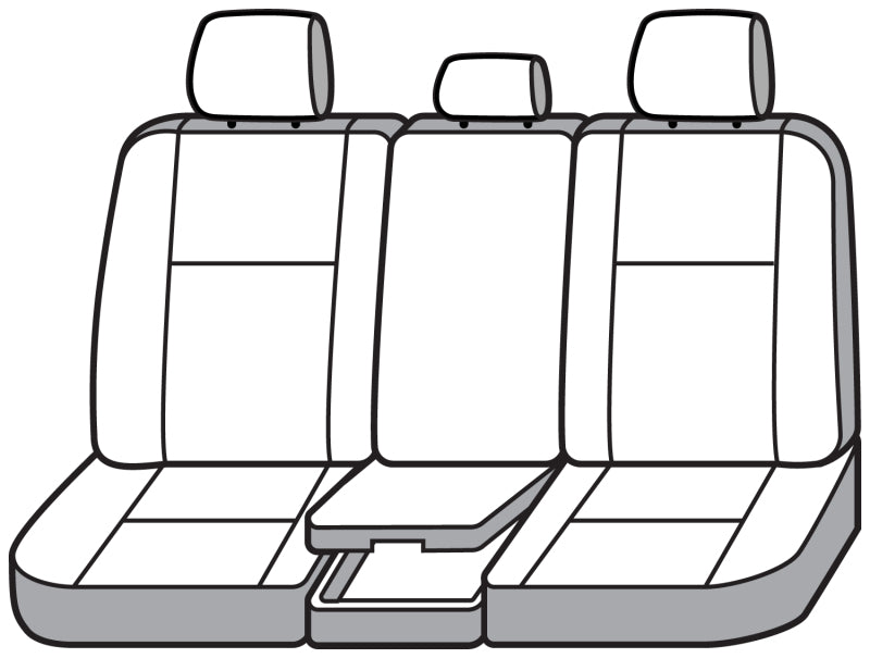 Covercraft 21-24 Ford F150 Endura PrecisionFit Custom Front Row Seat Covers - Red/Black