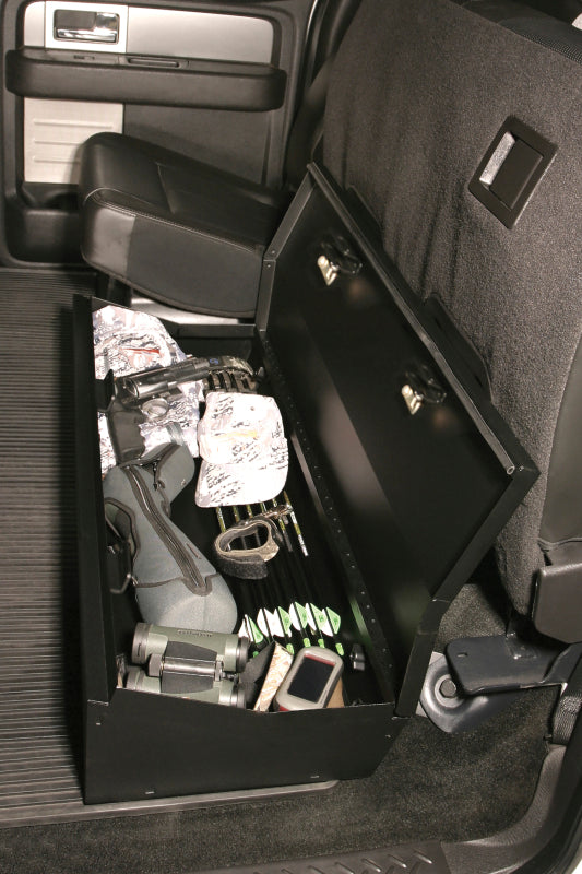 Tuffy Ford F150 Supercrew W/ Subwoofer Underseat Lockbox 2/3 Length W/ Keyed Lock For