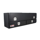 Westin/Brute High Cap 72in Stake Bed Contractor TopSider w/ Base Drawers - Textured Black