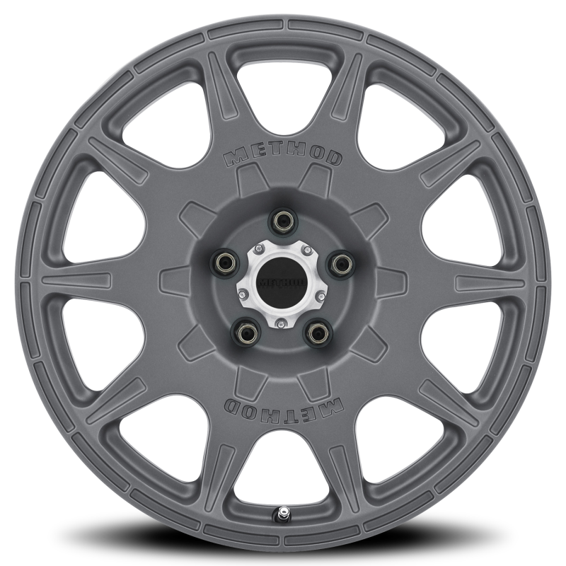 Method MR502 RALLY 17x8 +38mm Offset 5x4.5 67.1mm CB Titanium Wheel