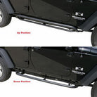Rampage 2007-2018 Jeep Wrangler(JK) Srs Side Bar Rockerguard Step - Black