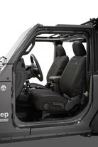 Bestop 18-26 Jeep Wrangler JL 2-Door Front Seat Covers (Black Diamond)