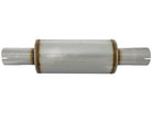aFe ATLAS Muffler 3-1/2 IN ID Center/Center x 7 IN Dia. X 16 IN L - Round Body