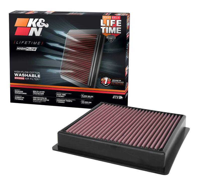 K&N 20-21 Ford F250/F350 Super Duty 6.2/6.7/7.3L V8 Replacement Air Filter
