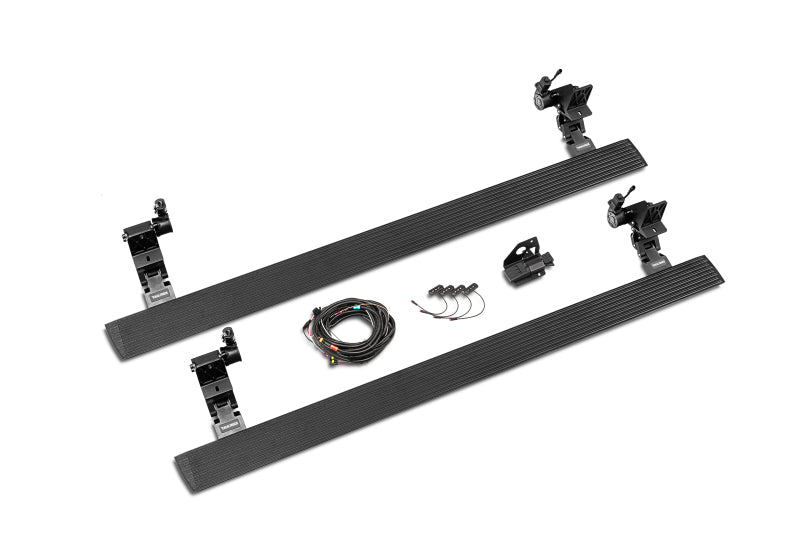 RealTruck 15-20 Cadillac Escalade 4dr VoltStep Electric Running Board Kit - Textured Black