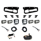 Baja Designs 21-25 Ford Bronco Squadron 2.0 (Spot) / S2 Sport D/C & W/C FPK Steel Bumper w/UP -Clear