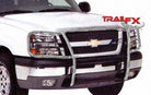 TrailFX Grille Guard For Ford F-250 Super Duty, Ford F-350 Super Duty - Polished Stainless Steel With Brush Guard Without Skid (E0032S)