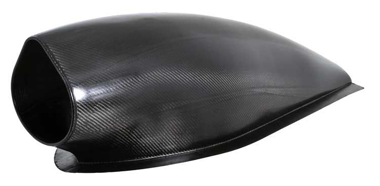 K&N Custom Racing Assembly - Carbon Fiber - 45in L x 12in H