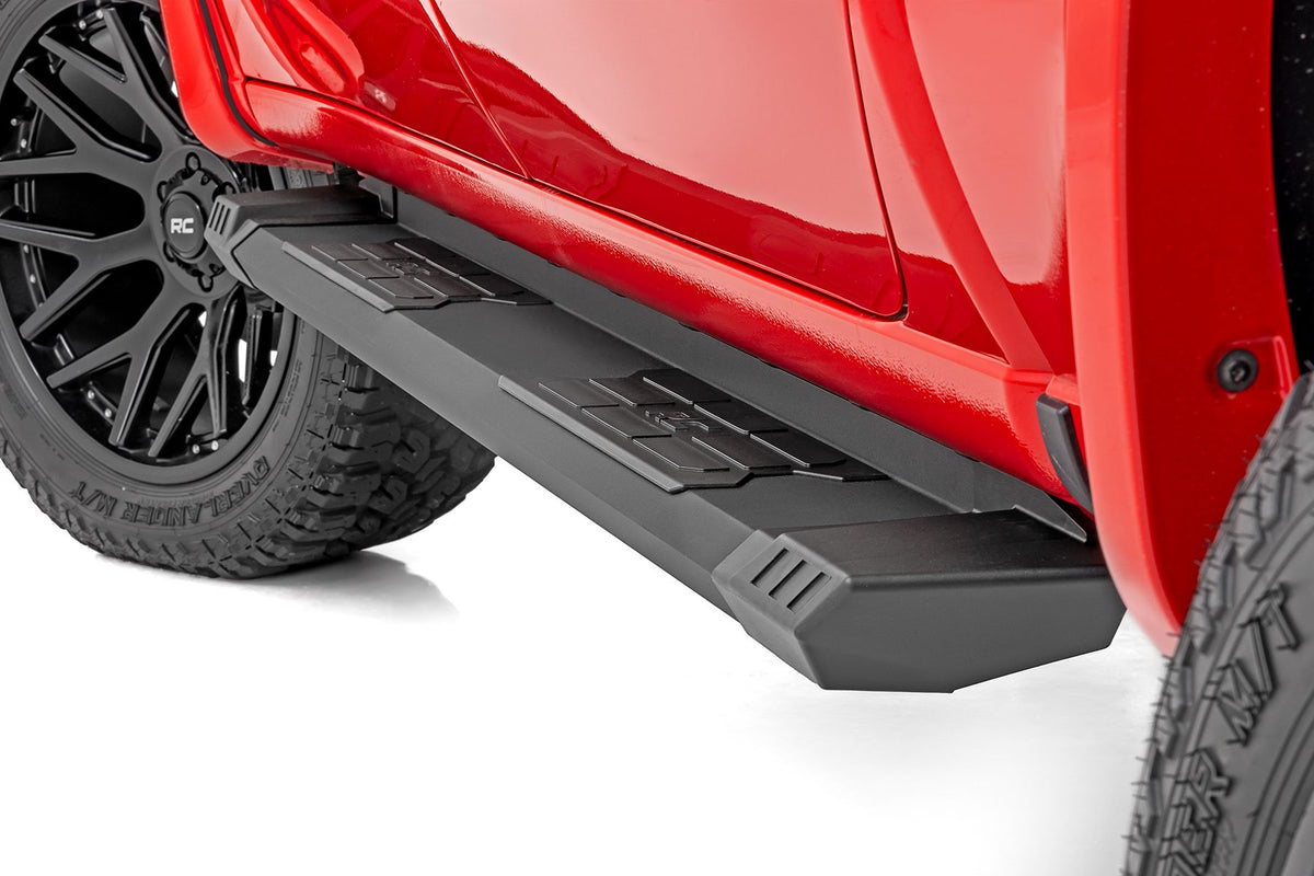 Rough Country  HD2 Aluminum Running Boards | Crewmax Cab | Toyota Tundra 2WD/4WD (2007-2021)