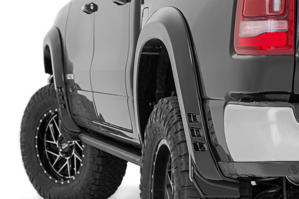Rough Country  Pocket Fender Flares | PFP Olive Green | Ram 1500 2WD/4WD (2019-2024)