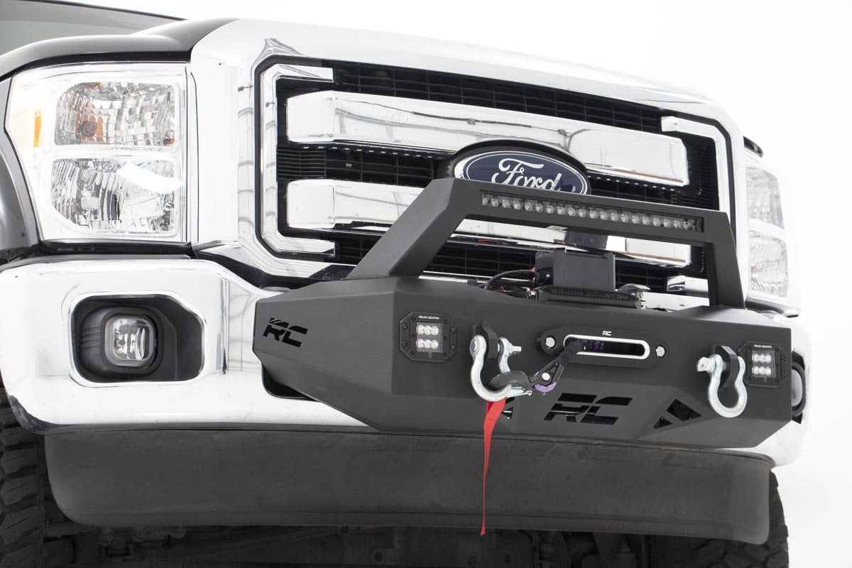 Rough Country  EXO Winch Mount Kit | Ford F-250/F-350 Super Duty 2WD/4WD (2011-2016)