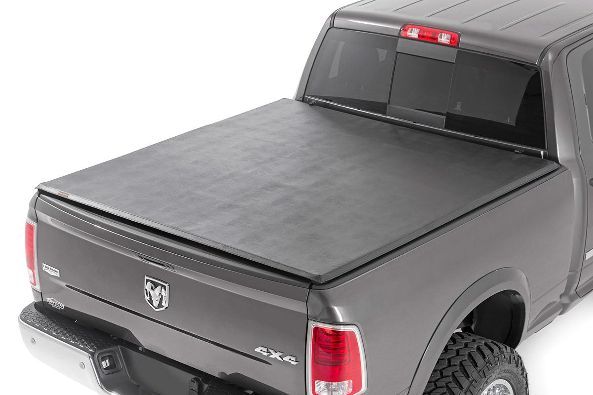 Rough Country  Soft Tri-Fold Bed Cover | 5'7" Bed | Ram 1500 2WD/4WD (2009-2018 & Classic)