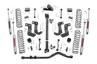 Rough Country  3.5 Inch lift Kit | C/A Drop | FR D/S | Jeep Wrangler Unlimited 4WD (18-23)
