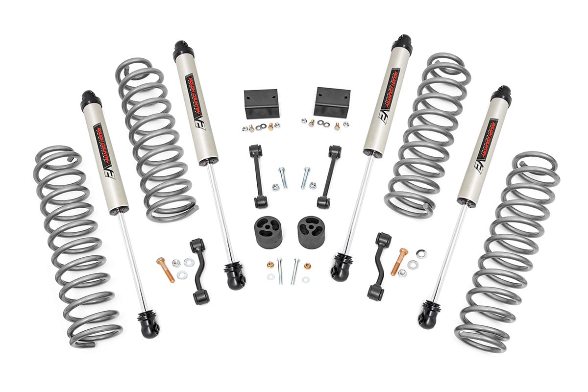 Rough Country  2.5 Inch Lift Kit | Coils | V2 | Jeep Wrangler Unlimited 4WD (2024-2026)