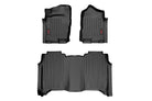 Rough Country  Floor Mats | FR & RR | Crew Cab | Nissan Titan (17-24)/Titan XD (16-24)