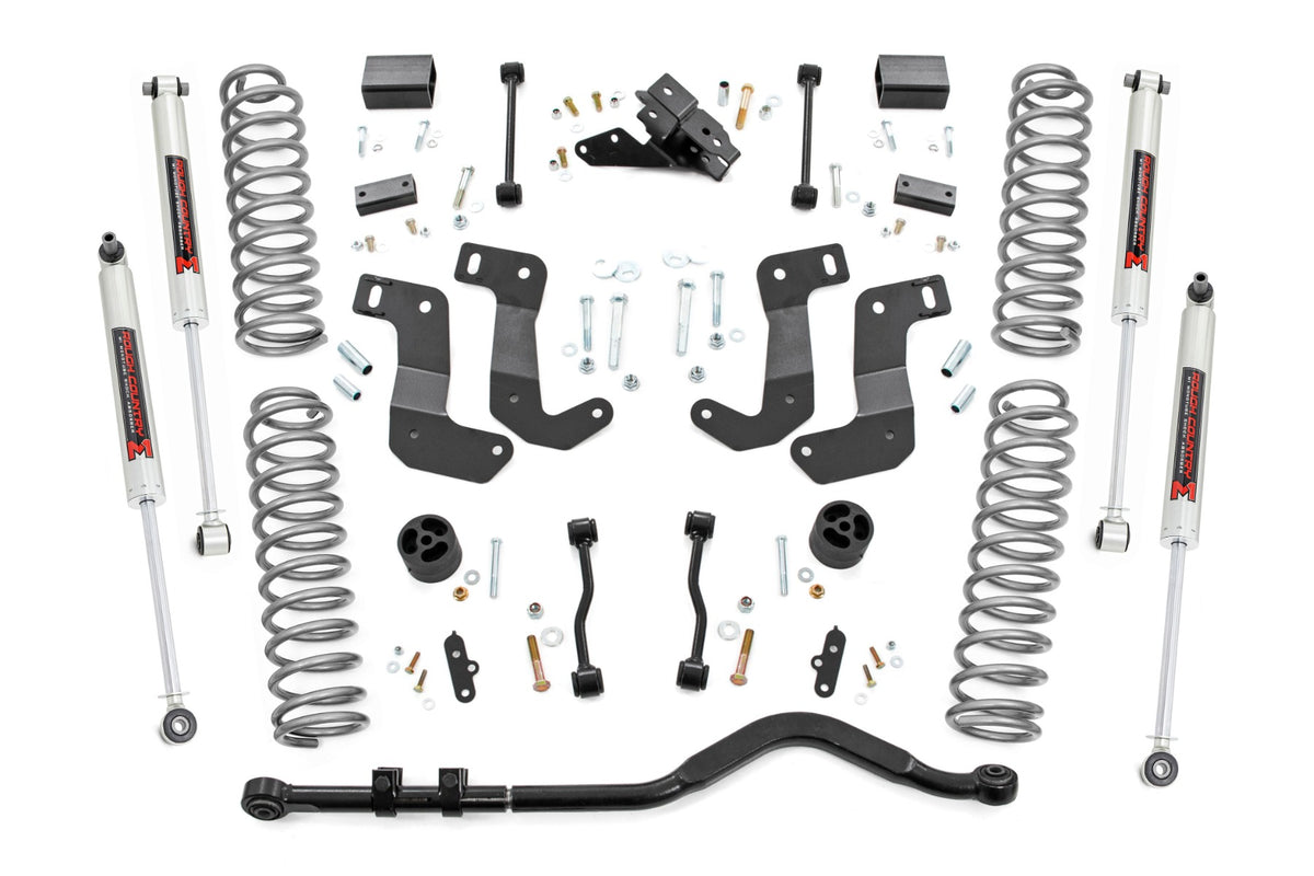 Rough Country  3.5 Inch Lift Kit | C/A Drop | Stage 1 | M1 | Jeep Wrangler Unlimited (18-23)