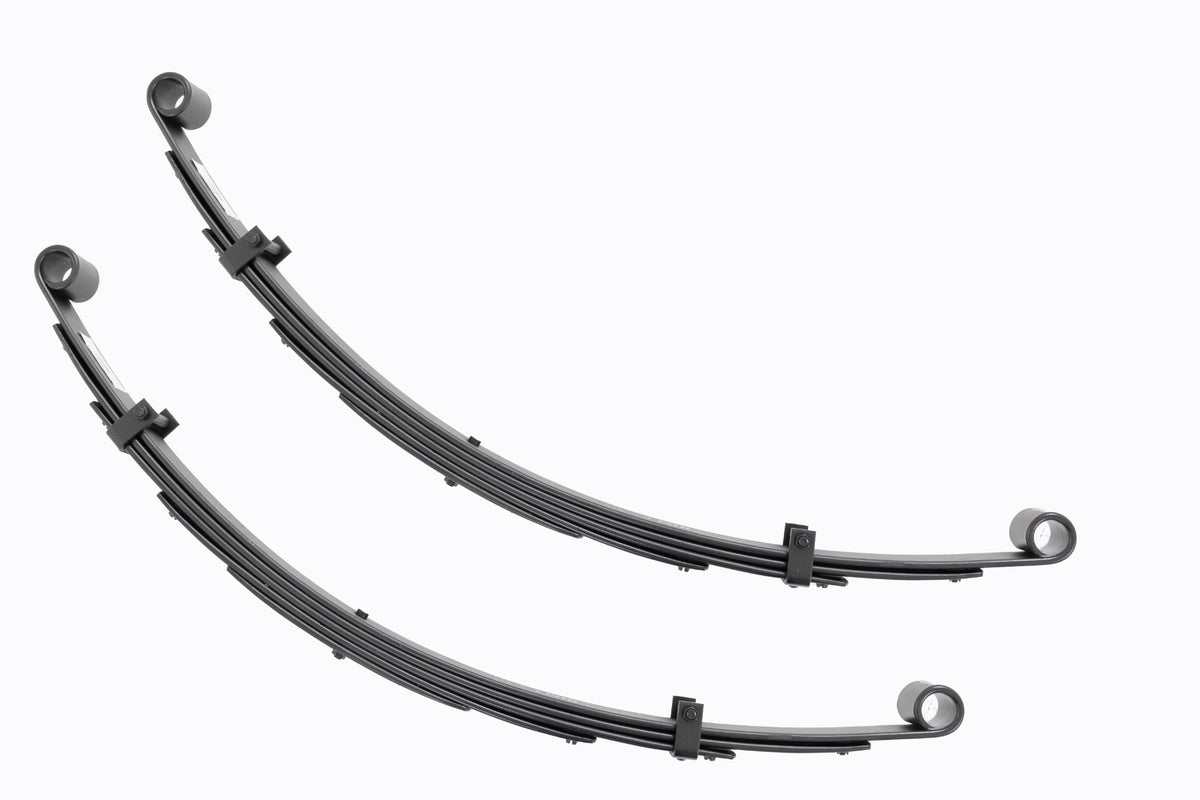 Rough Country  Front Leaf Springs | 4" Lift | Pair | Toyota Land Cruiser FJ40 4WD (64-80)