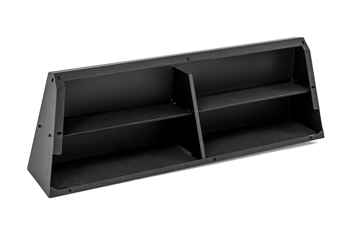 Rough Country side shelf storage bin diagram