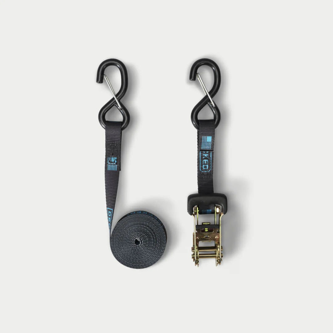 DECKED Rachet Straps - standard ratchet straps with DECKED logo - Blue