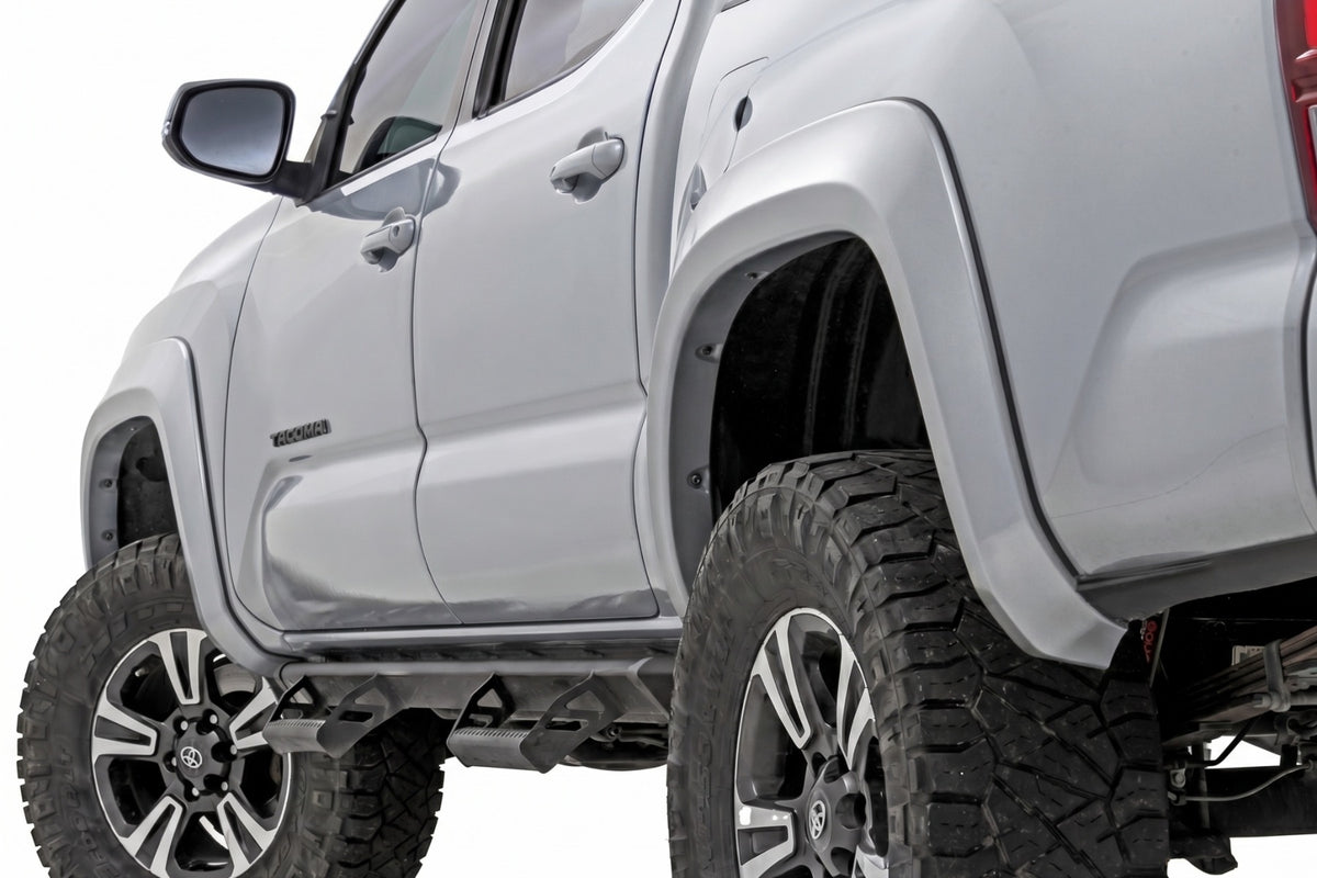 Rough Country  Fender Flares | Sport | 1J9 Celestial Silver Metallic | Toyota Tacoma (16-23)