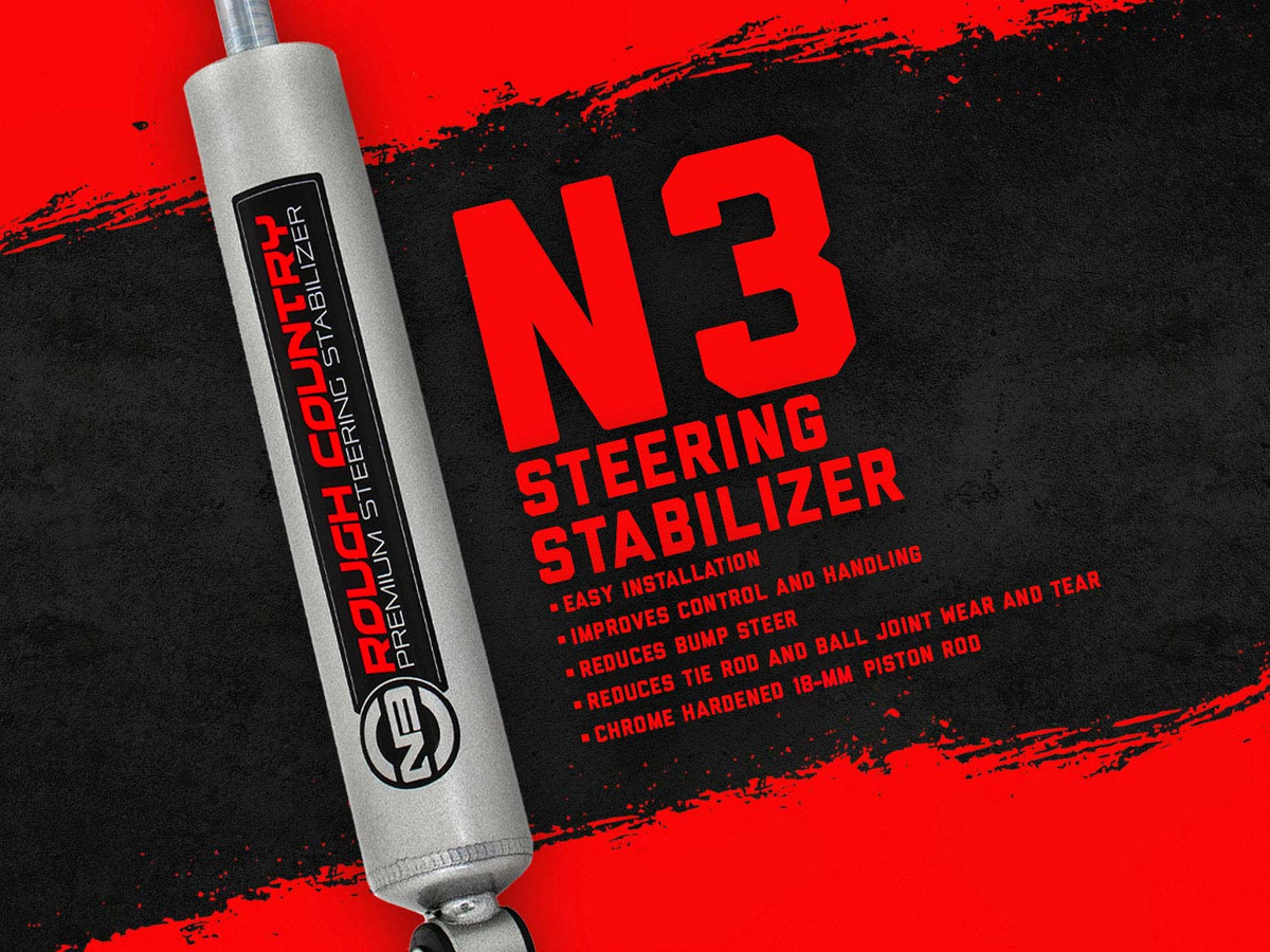 Rough Country  N3 Steering Stabilizer | Chevy/GMC C10/K10 C15/K15 Truck/Half-Ton Suburban (69-72)