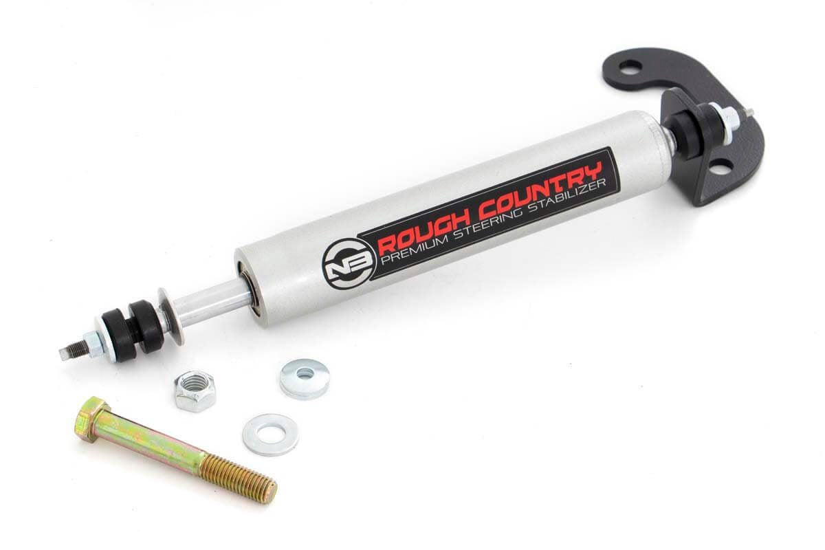 Rough Country  GM N3 Steering Stabilizer | 4-6 Inch Lift | Chevy Half-Ton Suburban (92-99)/Tahoe (95-99)