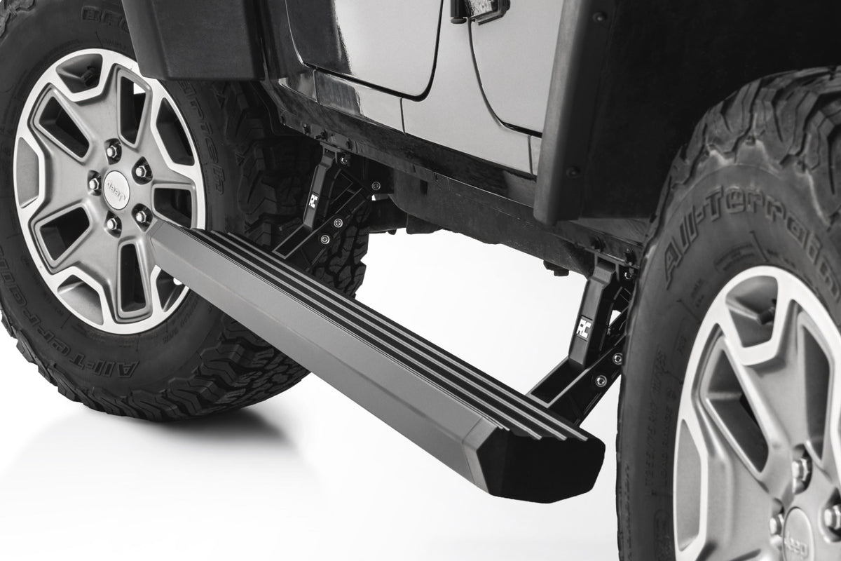 Rough Country Power Running Boards | 4 Door | Jeep Wrangler Unlimited 2WD/4WD (2007-2018)