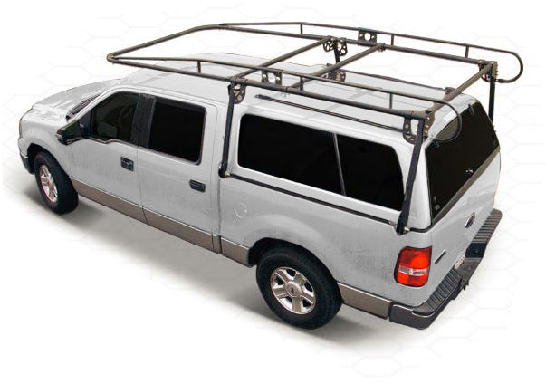 TrailFX Ladder Rack - 800 Pound Capacity Universal Powder Coated Black Steel (FCLR002B)