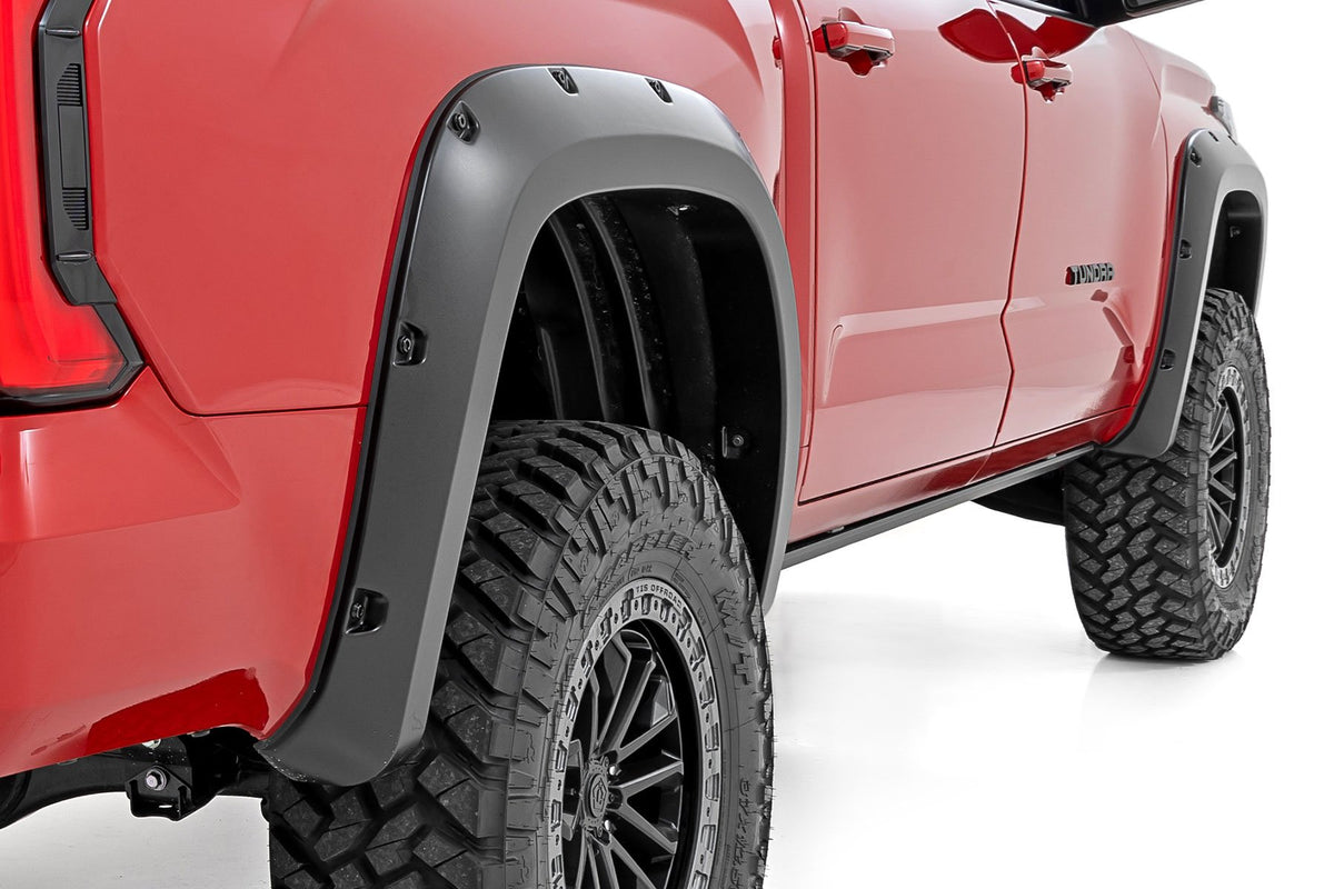 Rough Country Pocket Fender Flares | 1K6 Ice Edge | Toyota Tundra 2WD/4WD (2022-2026)
