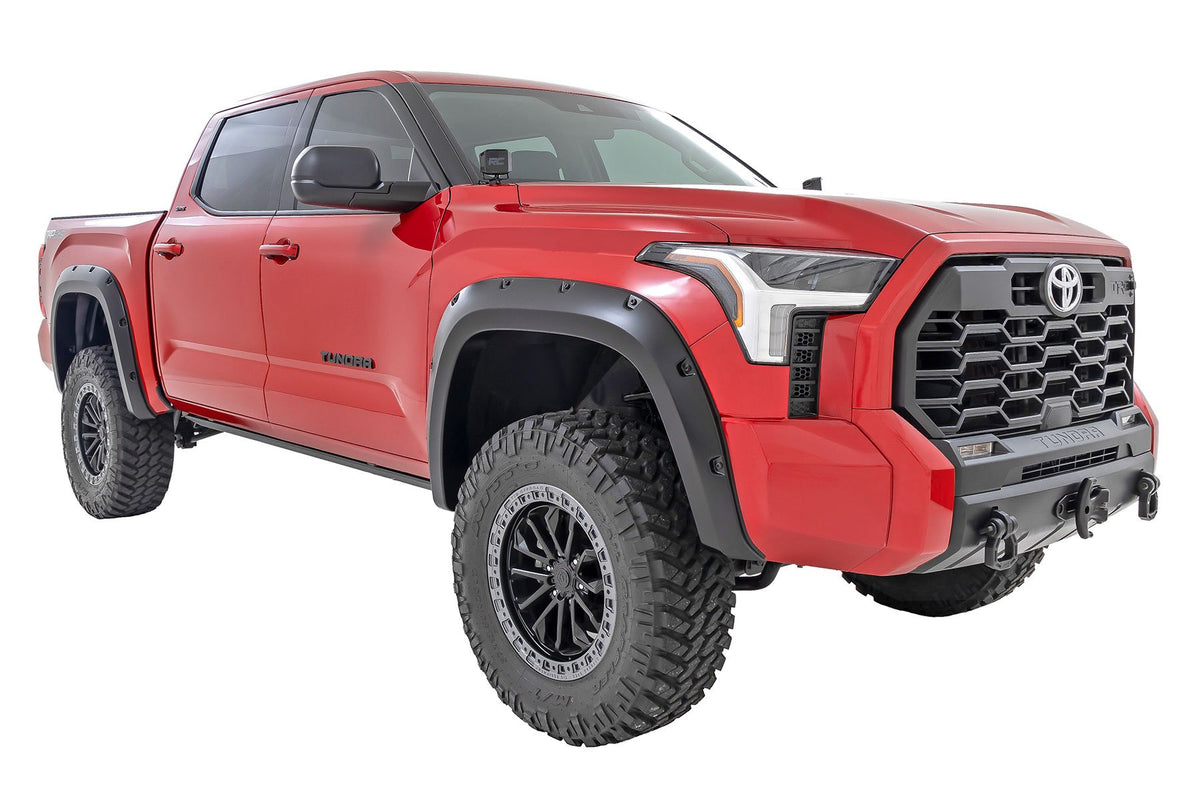 Rough Country Pocket Fender Flares | 1K6 Ice Edge | Toyota Tundra 2WD/4WD (2022-2026)