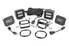 Rough Country  LED Light Kit | Fog Mount | 2" Black Pair | Jeep Wrangler JK/Wrangler Unlimited (10-18)