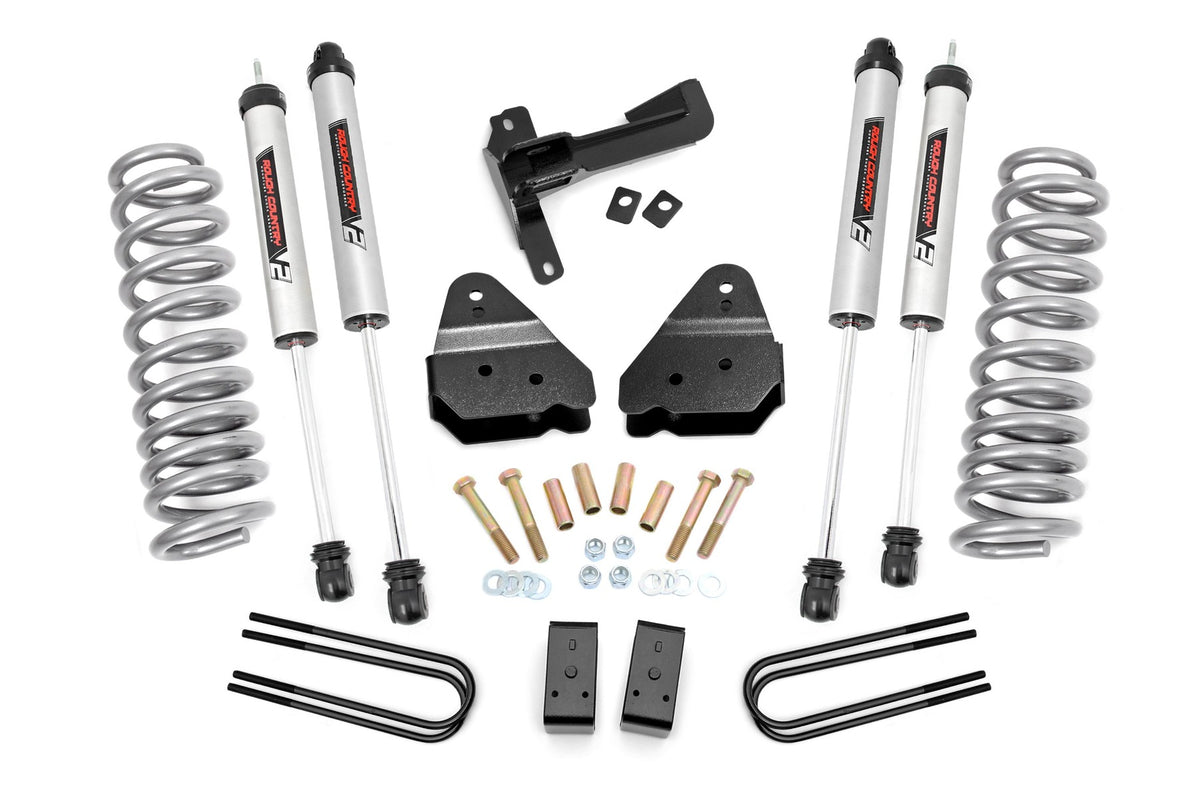 Rough Country  3 Inch Lift Kit | V2 | Front Diesel Coils | Ford F-250 Super Duty 4WD (17-22)